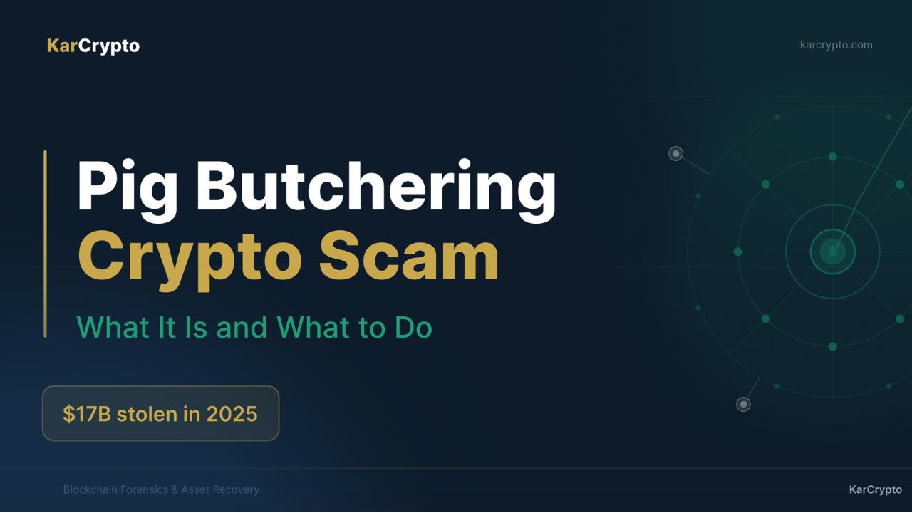 Pig butchering crypto scam
